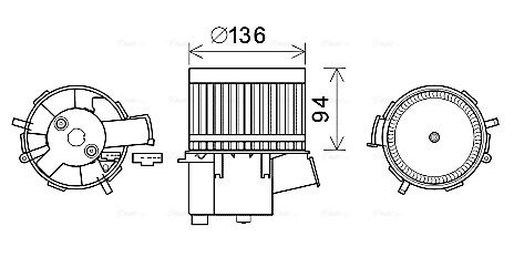 AVA QUALITY COOLING Sisätilapuhallin FT8435